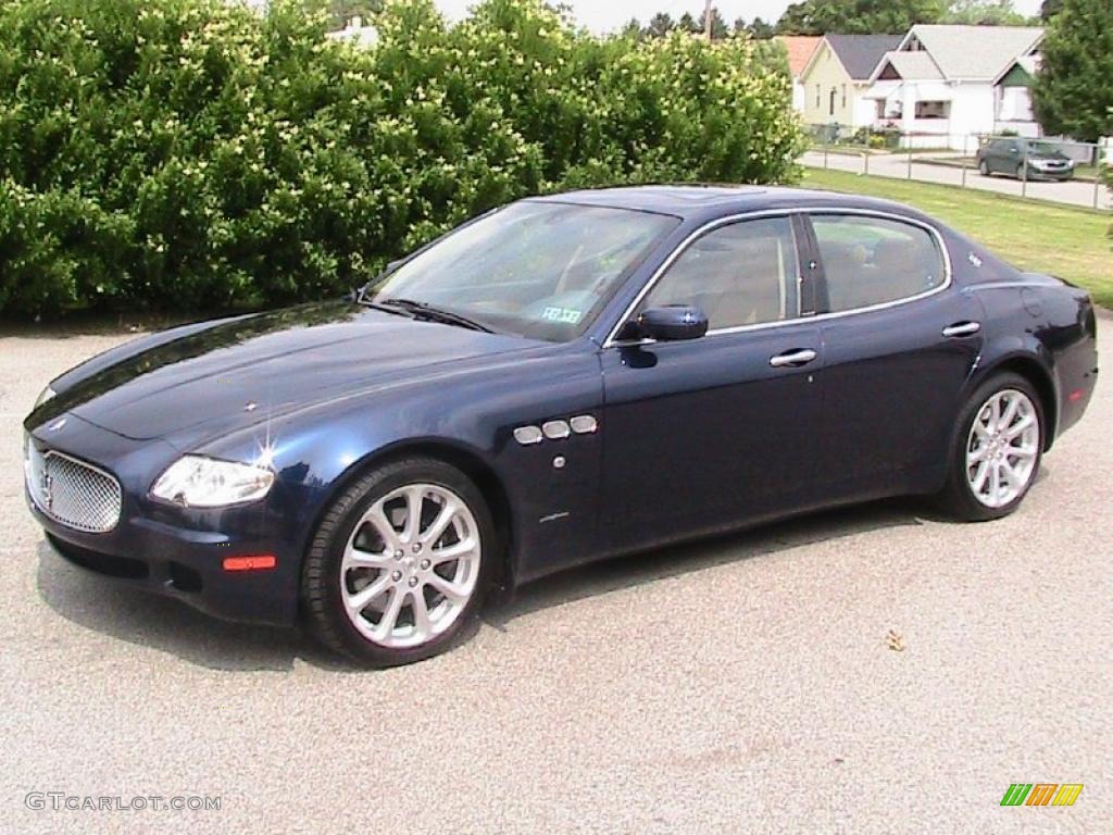 2008 Quattroporte Executive GT - Blu Oceano Metallic / Beige photo #3