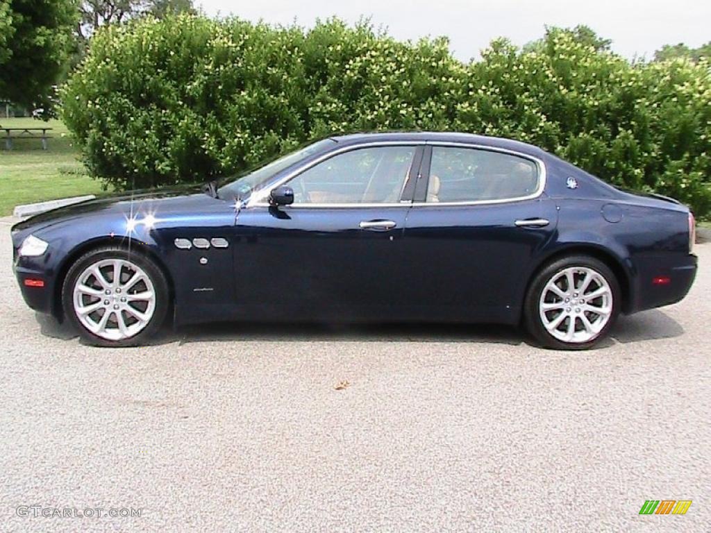 2008 Quattroporte Executive GT - Blu Oceano Metallic / Beige photo #4