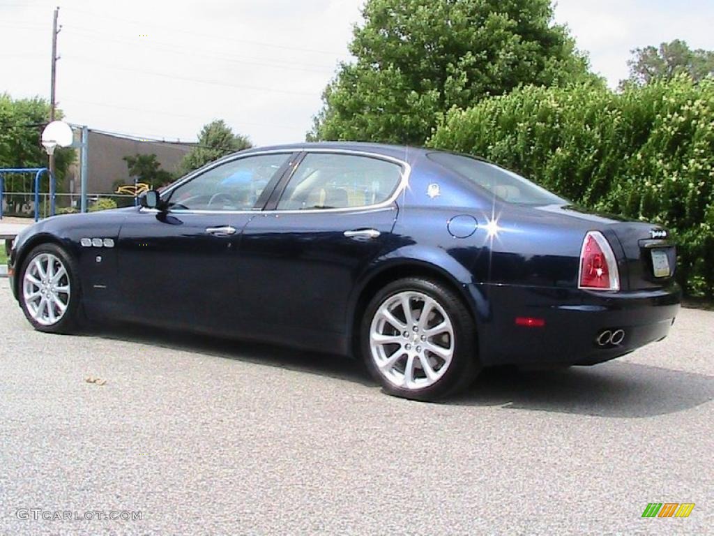 2008 Quattroporte Executive GT - Blu Oceano Metallic / Beige photo #5