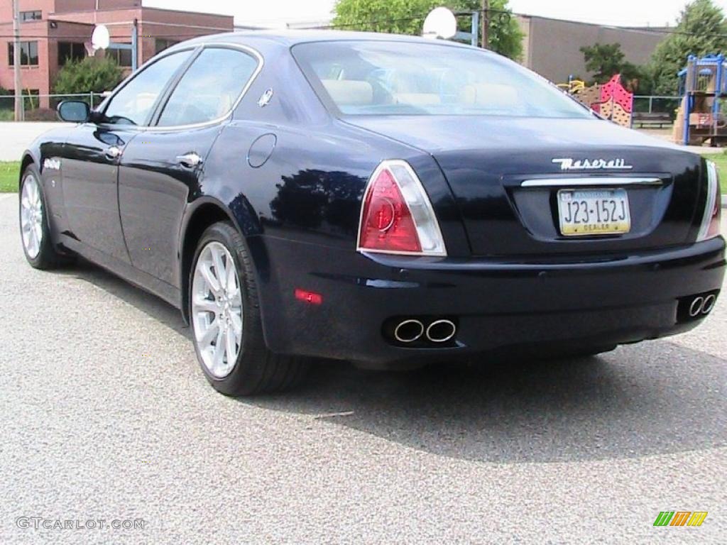 2008 Quattroporte Executive GT - Blu Oceano Metallic / Beige photo #6