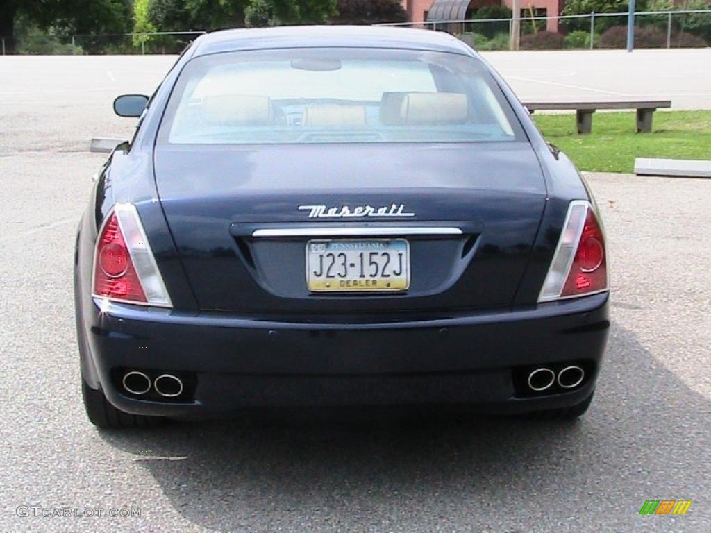 2008 Quattroporte Executive GT - Blu Oceano Metallic / Beige photo #7