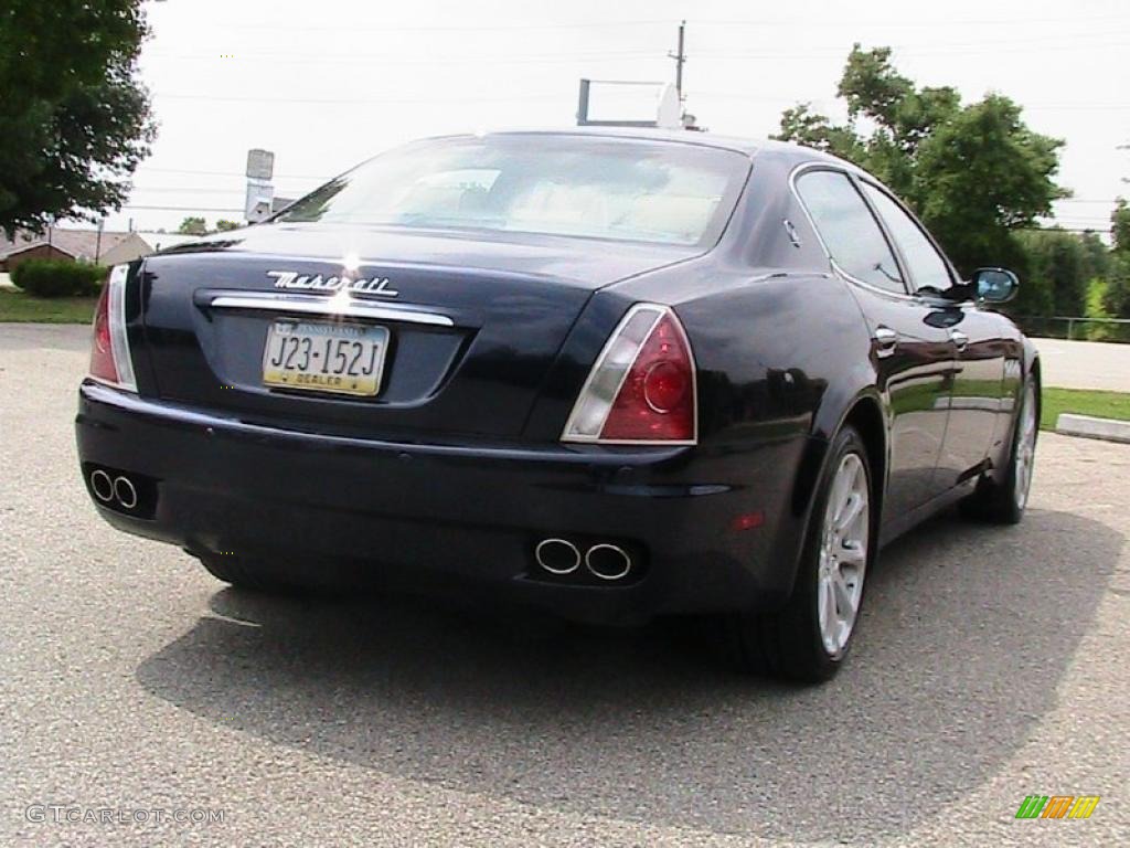 2008 Quattroporte Executive GT - Blu Oceano Metallic / Beige photo #9