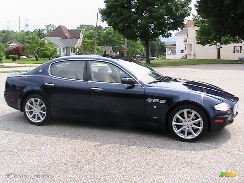 2008 Quattroporte Executive GT - Blu Oceano Metallic / Beige photo #11