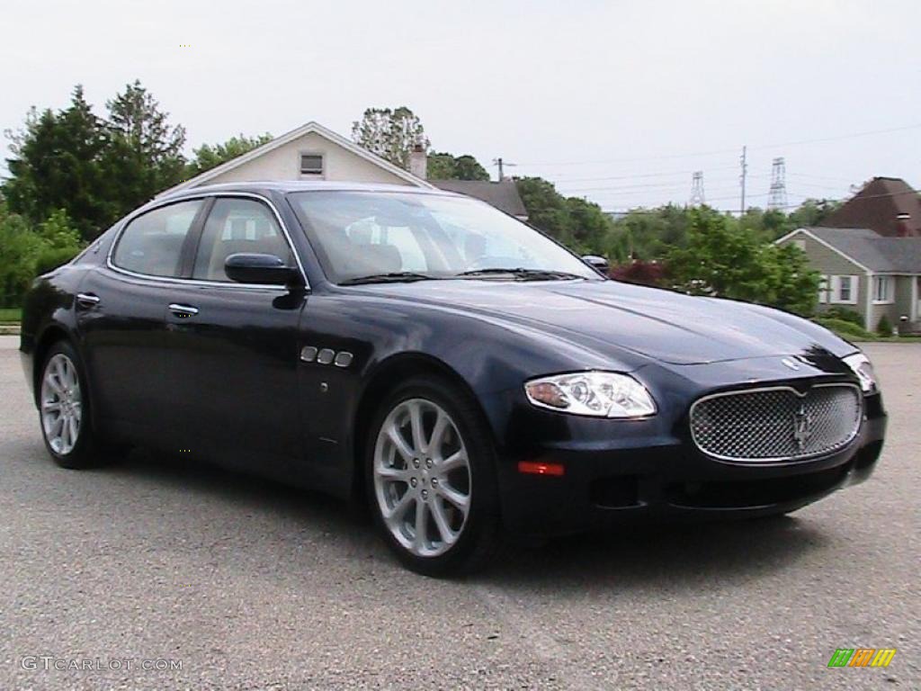 2008 Quattroporte Executive GT - Blu Oceano Metallic / Beige photo #13