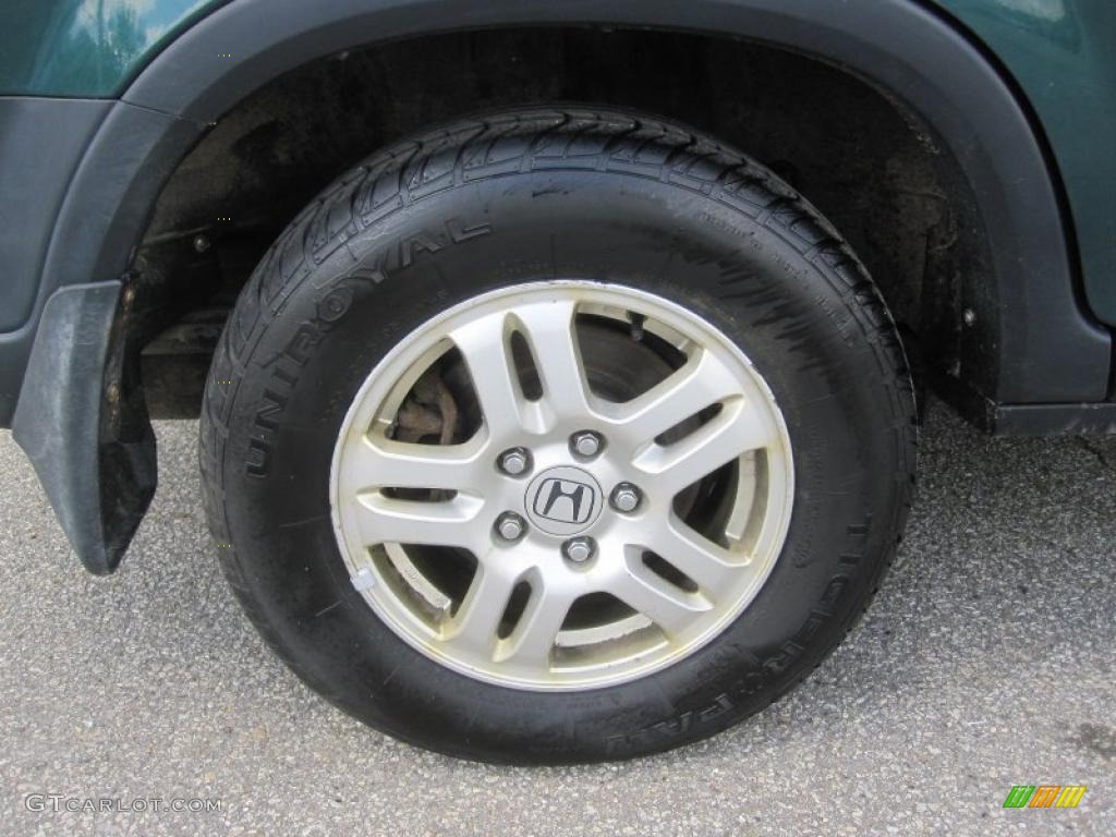 2003 CR-V EX 4WD - Clover Green Pearl / Saddle photo #4