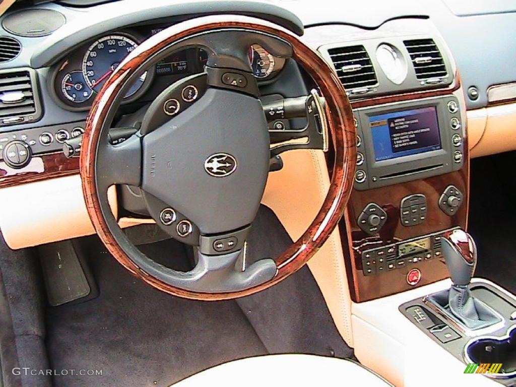 2008 Quattroporte Executive GT - Blu Oceano Metallic / Beige photo #31