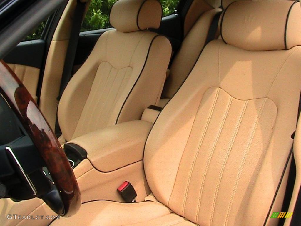 2008 Quattroporte Executive GT - Blu Oceano Metallic / Beige photo #39