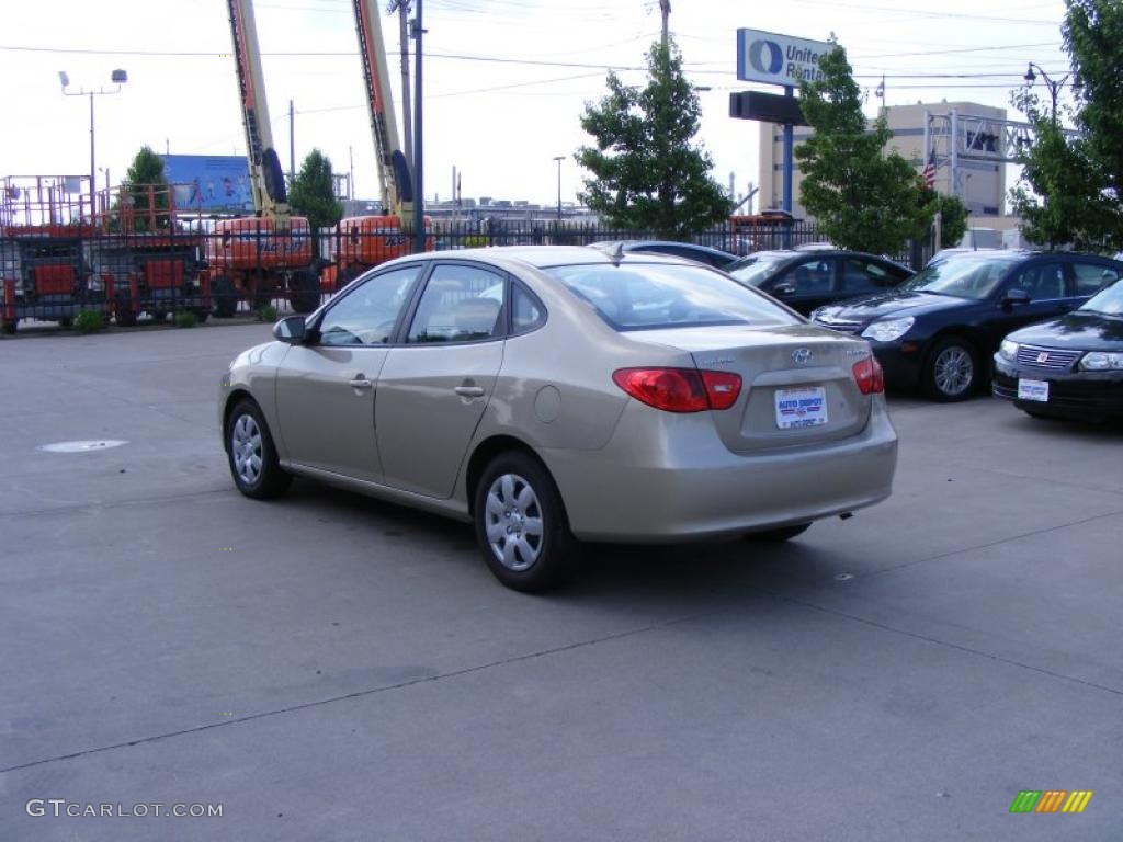 2009 Elantra SE Sedan - Laguna Sand / Beige photo #6