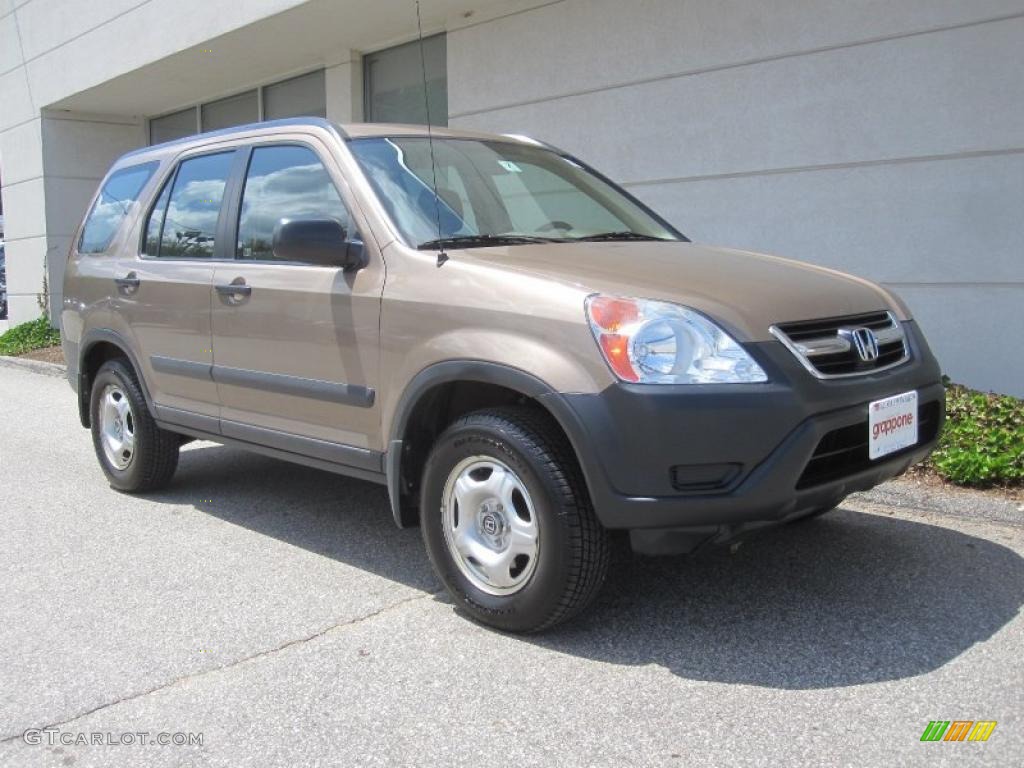 2004 CR-V LX 4WD - Mojave Mist Metallic / Saddle photo #1
