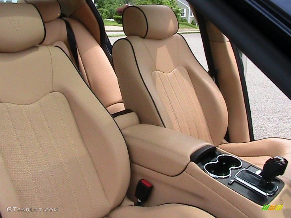 2008 Quattroporte Executive GT - Blu Oceano Metallic / Beige photo #51