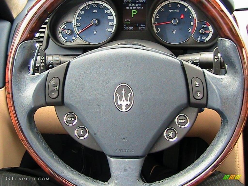 2008 Quattroporte Executive GT - Blu Oceano Metallic / Beige photo #57