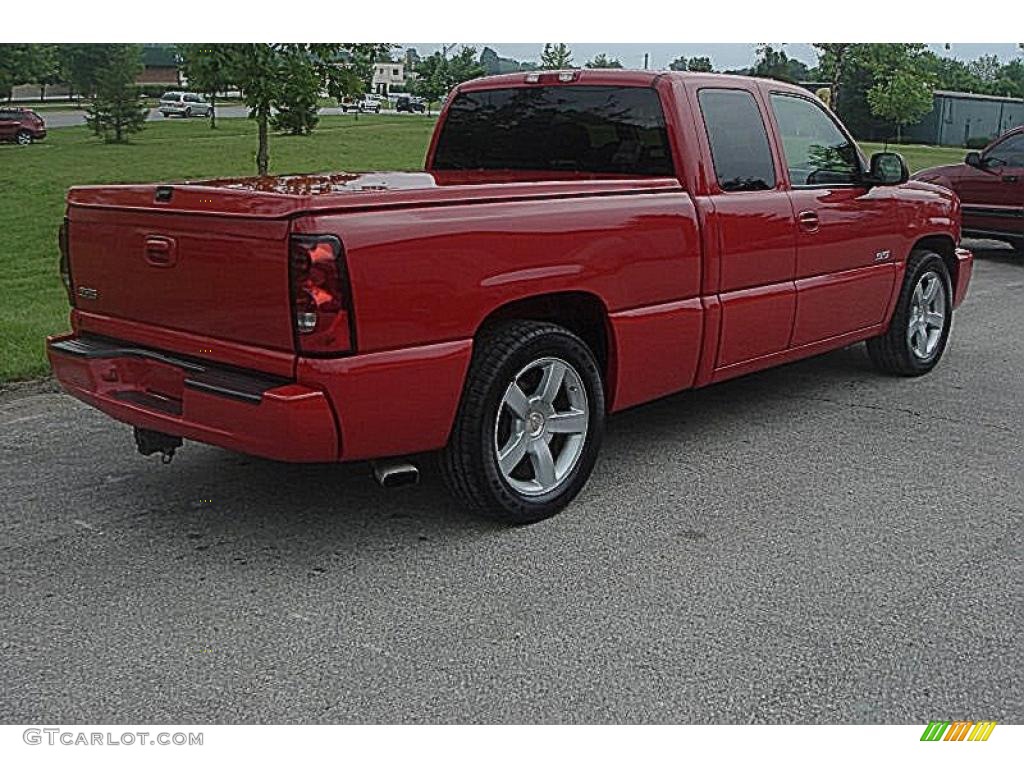 2004 Silverado 1500 SS Extended Cab AWD - Victory Red / Dark Charcoal photo #2