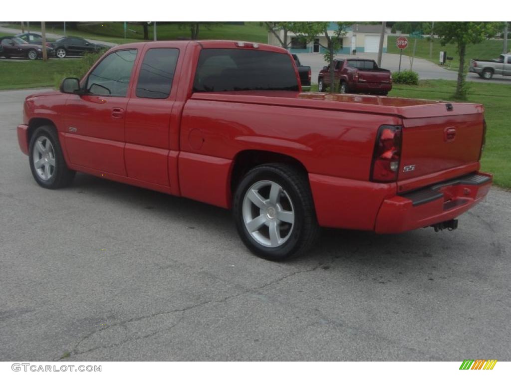 2004 Silverado 1500 SS Extended Cab AWD - Victory Red / Dark Charcoal photo #12