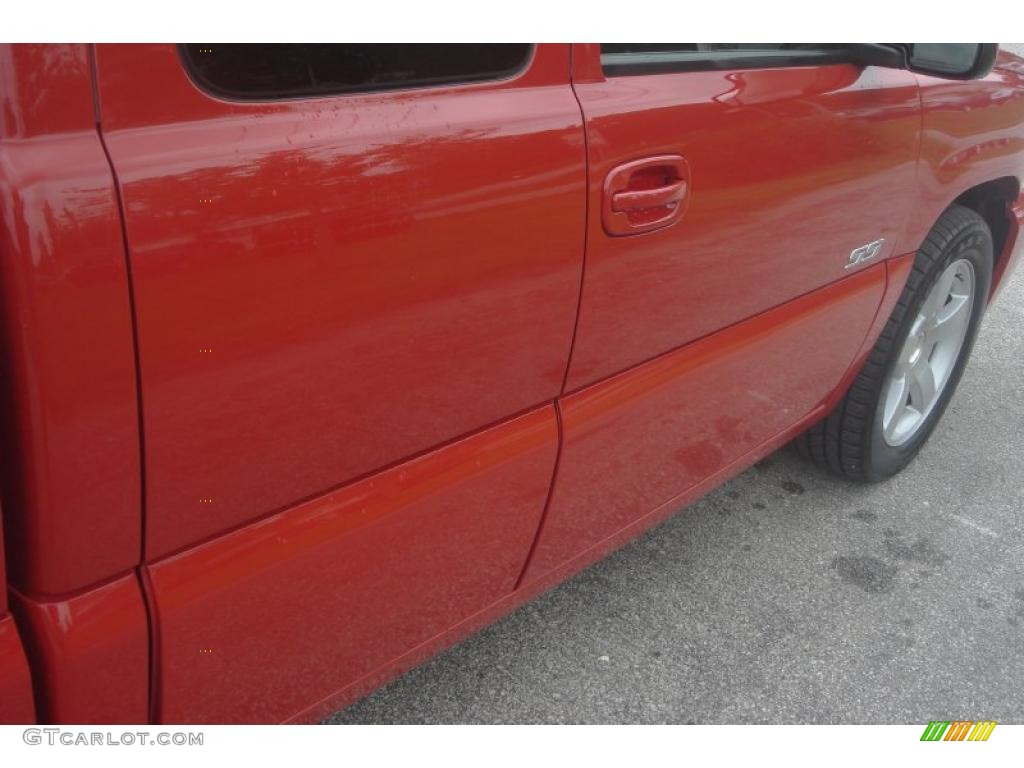 2004 Silverado 1500 SS Extended Cab AWD - Victory Red / Dark Charcoal photo #18