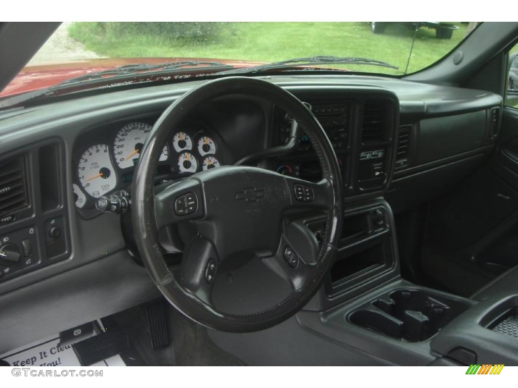 2004 Silverado 1500 SS Extended Cab AWD - Victory Red / Dark Charcoal photo #27