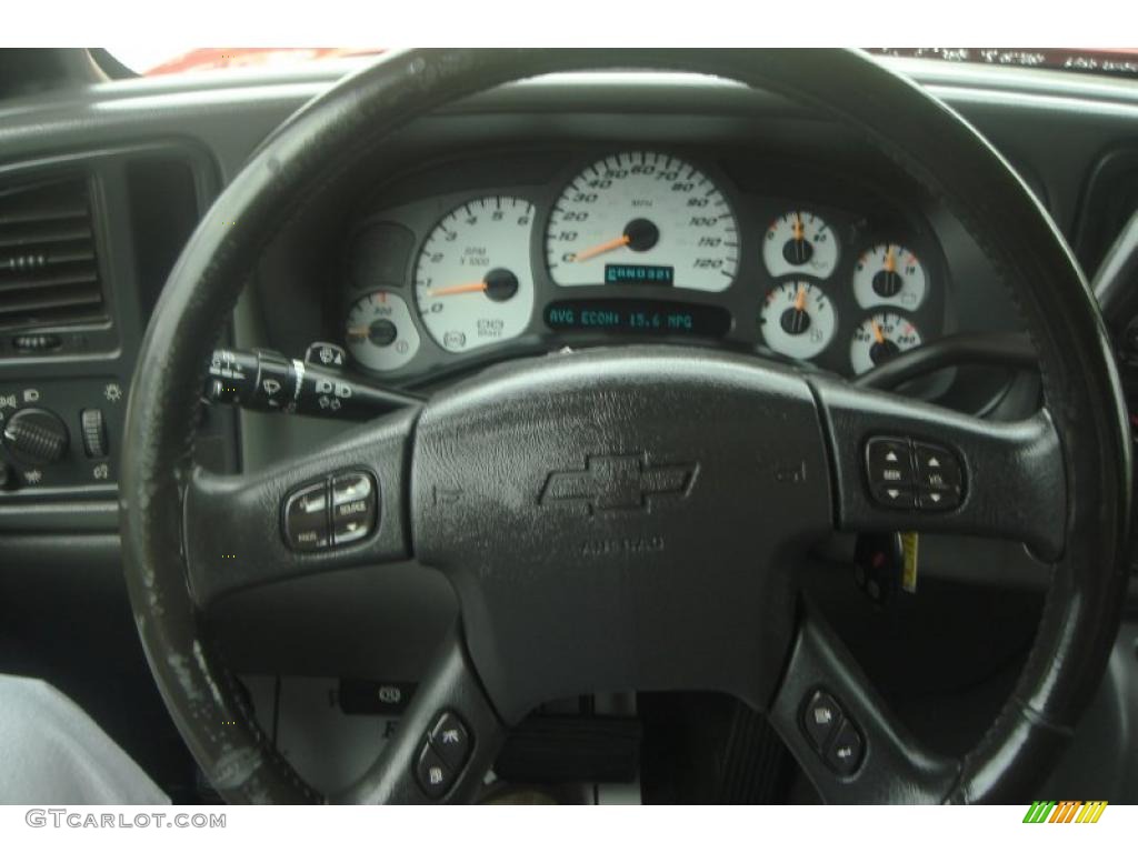 2004 Silverado 1500 SS Extended Cab AWD - Victory Red / Dark Charcoal photo #28