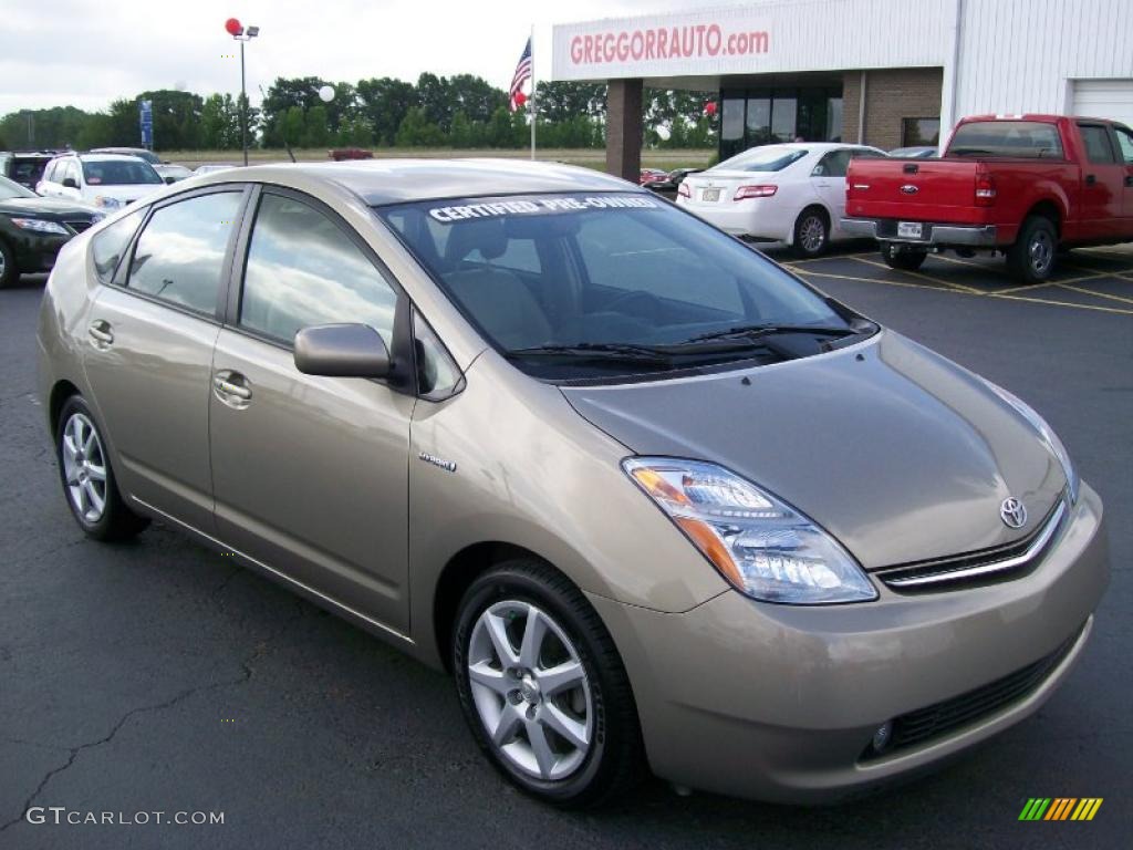 2007 Prius Hybrid - Driftwood Pearl / Bisque Beige photo #1