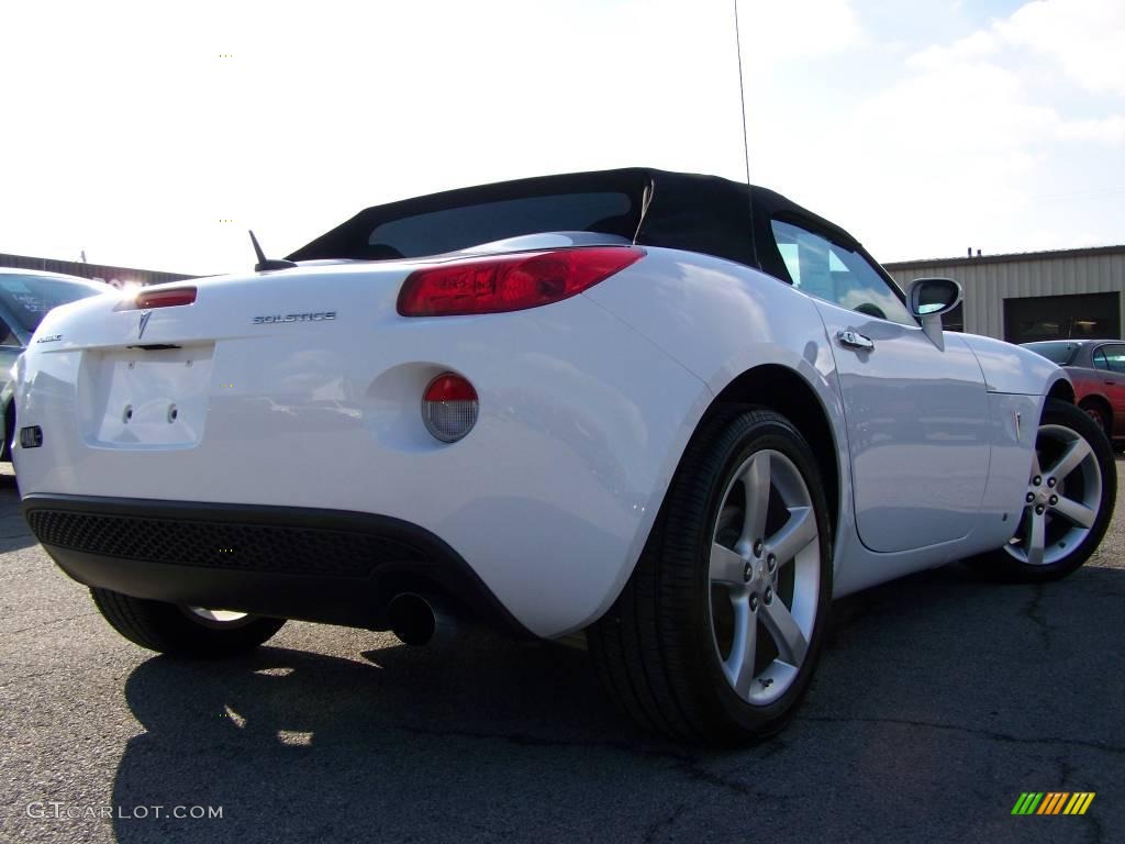 2008 Solstice Roadster - Pure White / Ebony photo #5