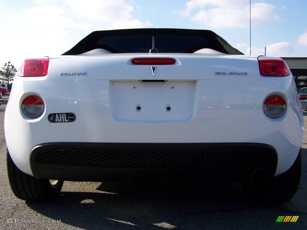2008 Solstice Roadster - Pure White / Ebony photo #6