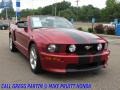 2008 Dark Candy Apple Red Ford Mustang GT/CS California Special Convertible  photo #5