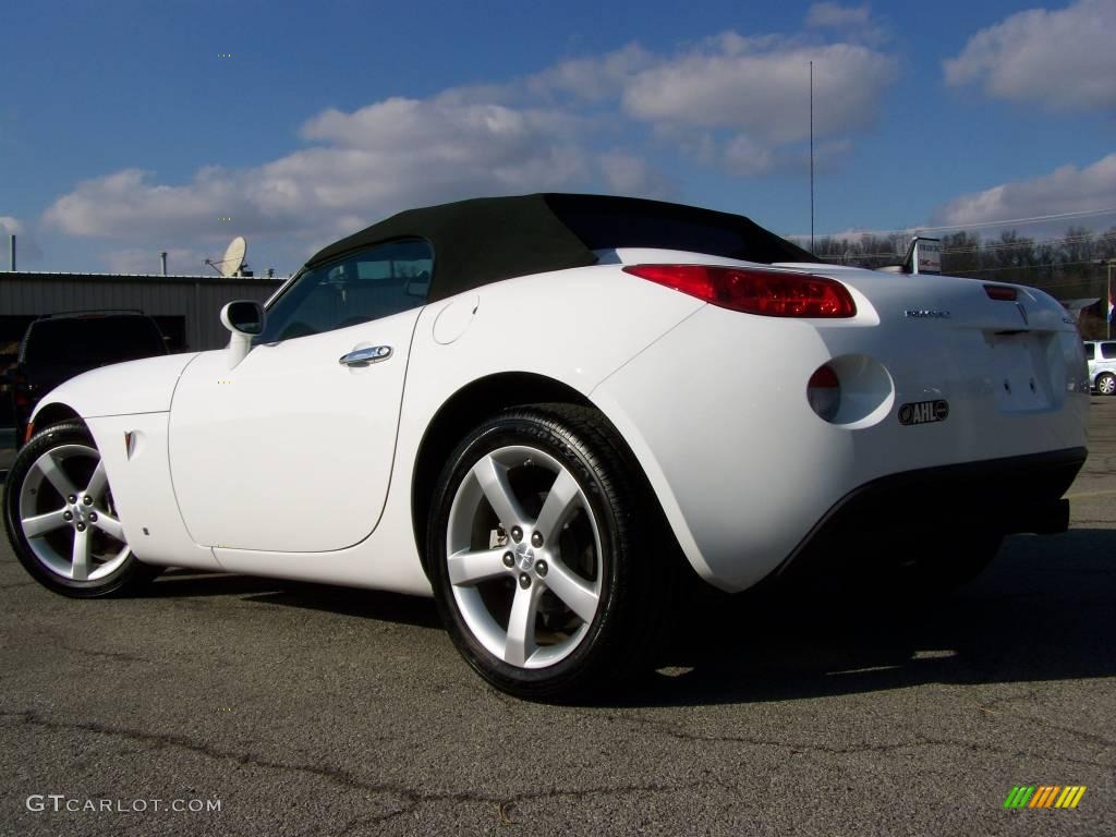 2008 Solstice Roadster - Pure White / Ebony photo #7