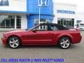 2008 Dark Candy Apple Red Ford Mustang GT/CS California Special Convertible  photo #11