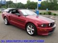 2008 Dark Candy Apple Red Ford Mustang GT/CS California Special Convertible  photo #14