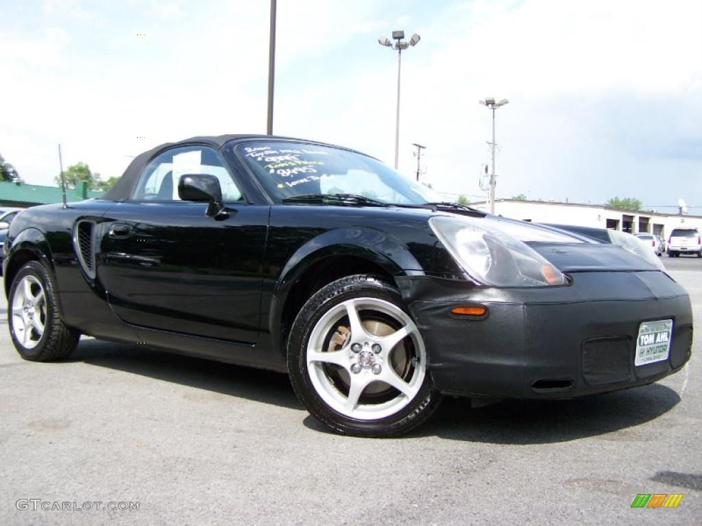 2000 MR2 Spyder Roadster - Black / Black photo #1