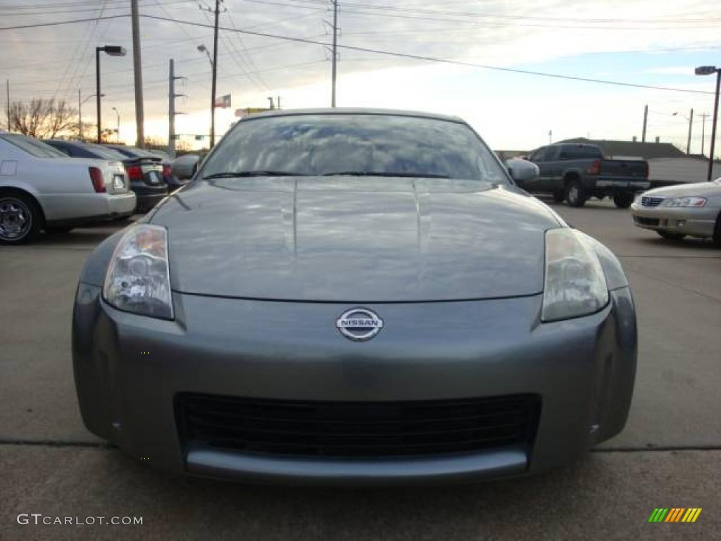2003 350Z Enthusiast Coupe - Silverstone Metallic / Carbon Black photo #2