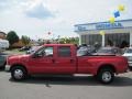 2000 Red Ford F350 Super Duty Lariat Crew Cab Dually  photo #2
