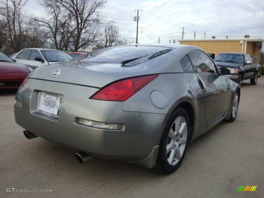 2003 350Z Enthusiast Coupe - Silverstone Metallic / Carbon Black photo #3