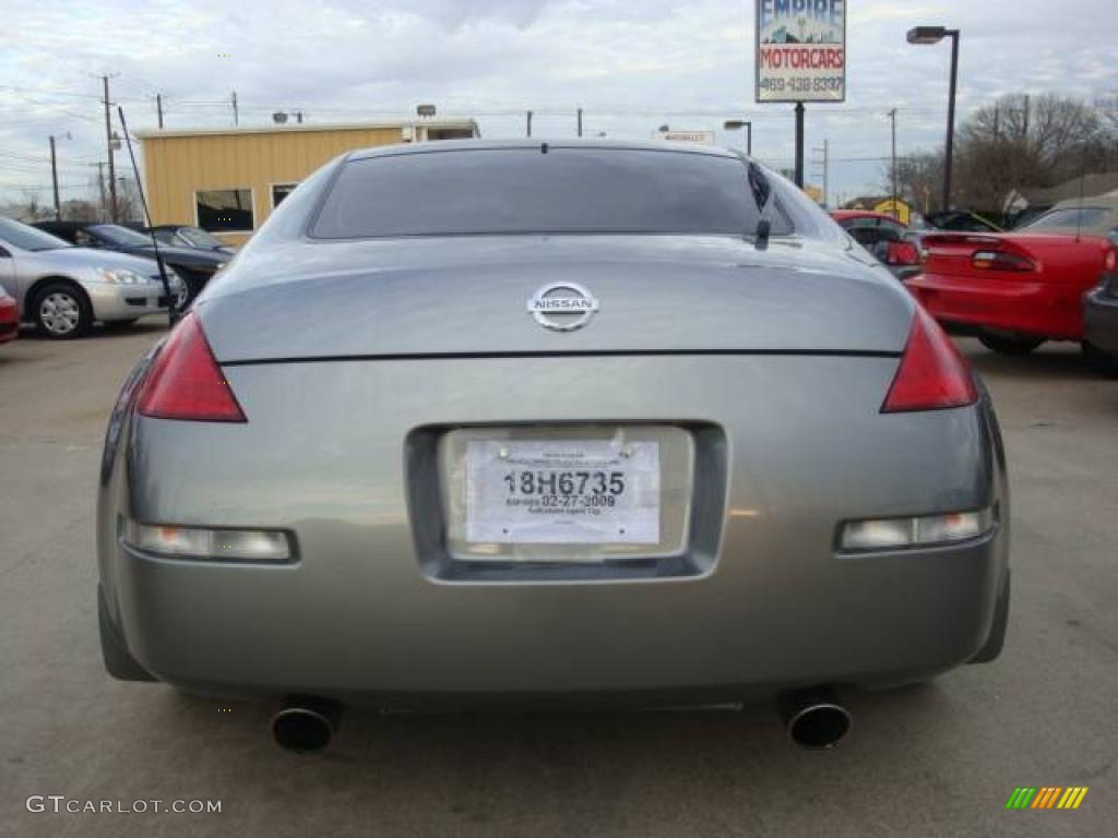 2003 350Z Enthusiast Coupe - Silverstone Metallic / Carbon Black photo #4