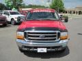 2000 Red Ford F350 Super Duty Lariat Crew Cab Dually  photo #8