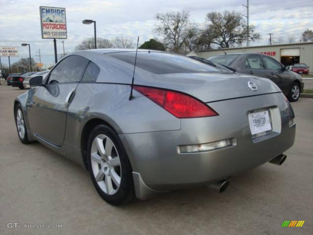 2003 350Z Enthusiast Coupe - Silverstone Metallic / Carbon Black photo #5