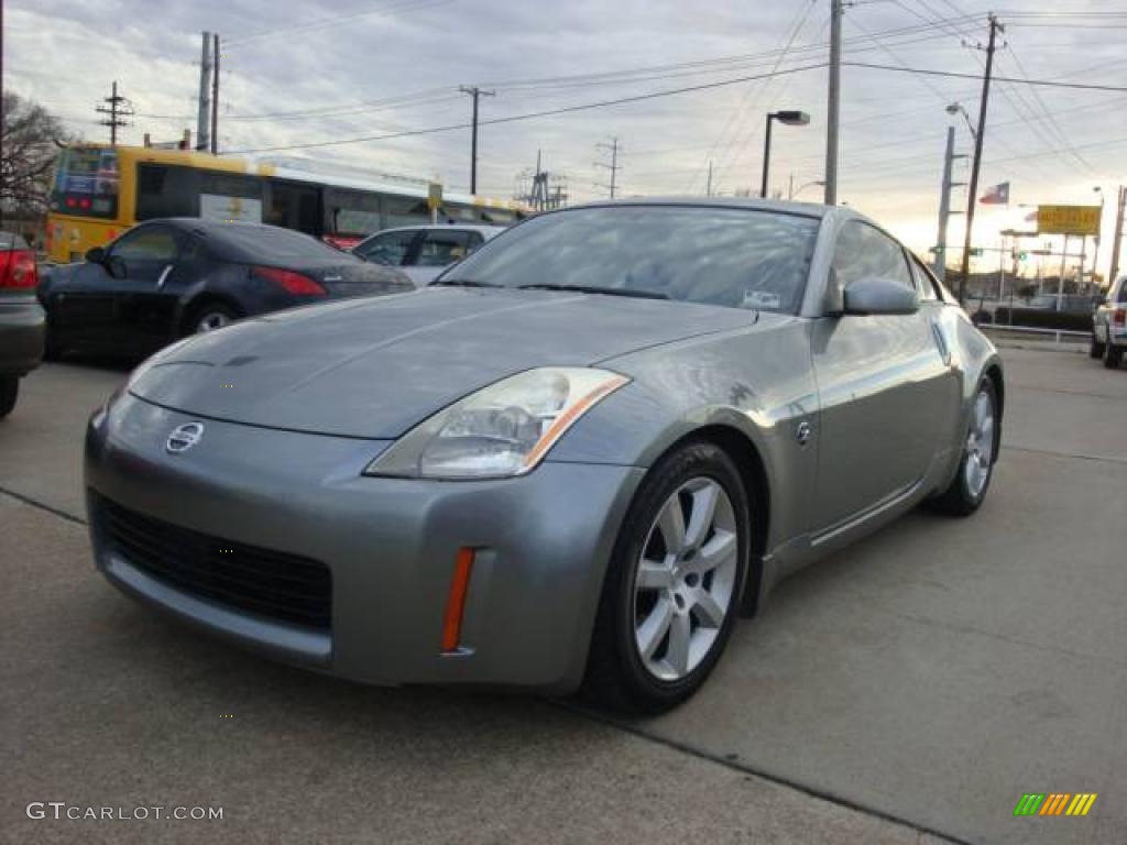 2003 350Z Enthusiast Coupe - Silverstone Metallic / Carbon Black photo #6