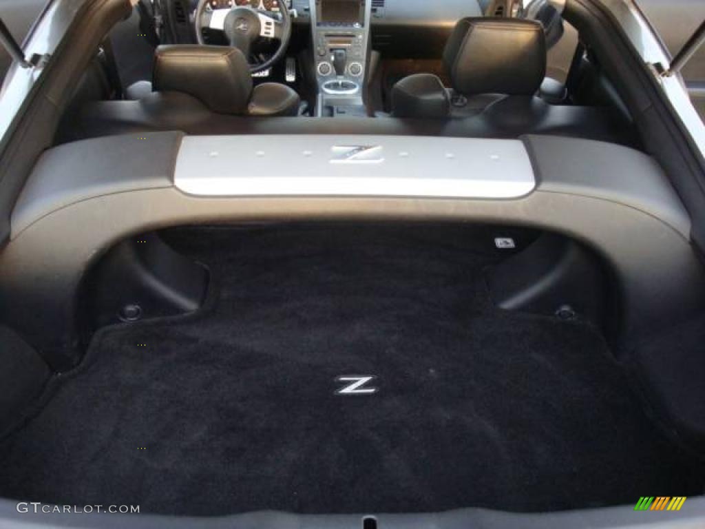 2003 350Z Enthusiast Coupe - Silverstone Metallic / Carbon Black photo #9