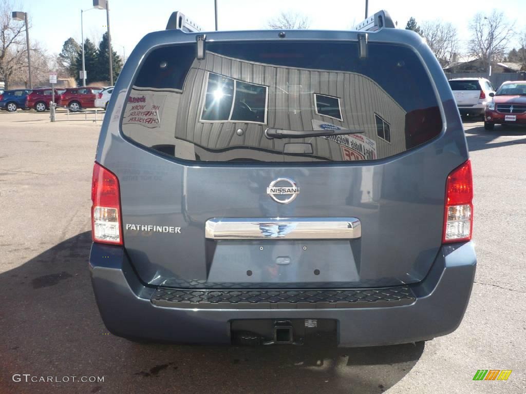 2007 Pathfinder S 4x4 - Silverton Blue / Graphite photo #4