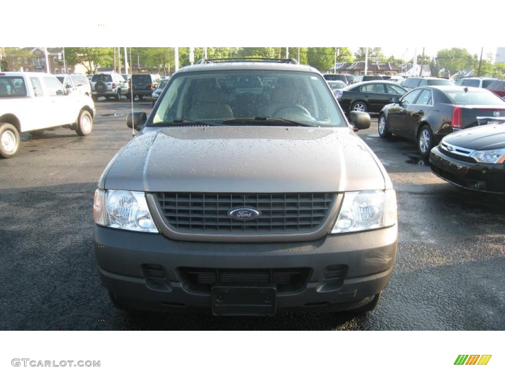 2004 Explorer XLS 4x4 - Mineral Grey Metallic / Medium Parchment photo #2