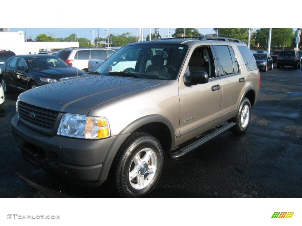 2004 Explorer XLS 4x4 - Mineral Grey Metallic / Medium Parchment photo #3