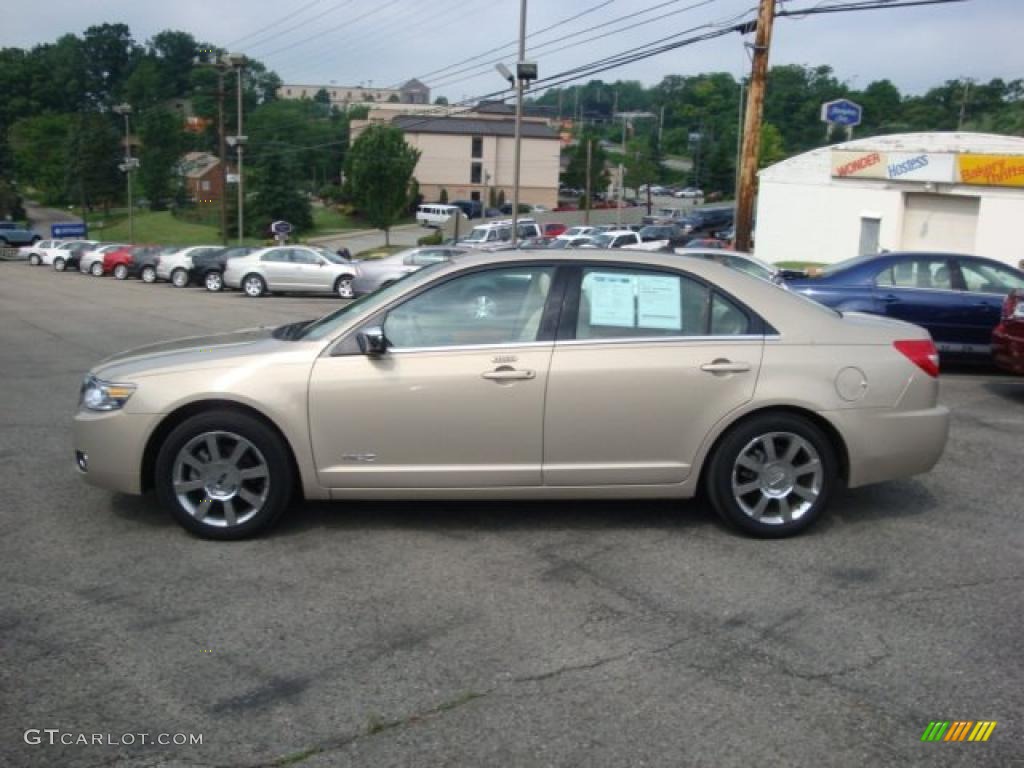 2008 MKZ Sedan - Dune Pearl Metallic / Sand photo #6