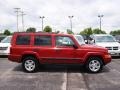 2006 Inferno Red Pearl Jeep Commander 4x4  photo #1