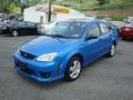 2007 Aqua Blue Metallic Ford Focus ZX4 SES Sedan  photo #10