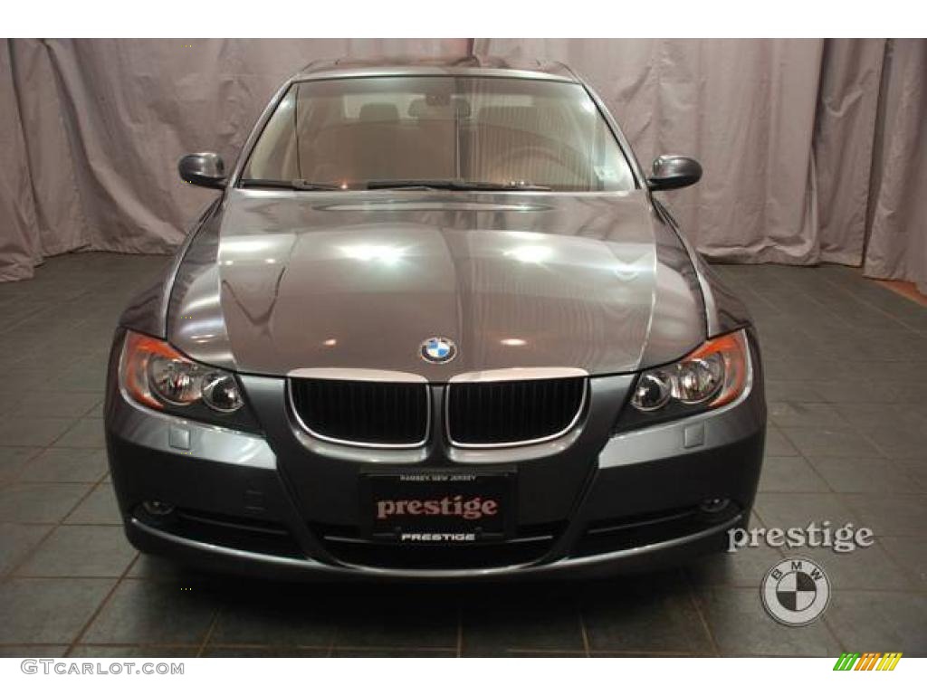 2008 3 Series 328i Sedan - Sparkling Graphite Metallic / Black photo #6