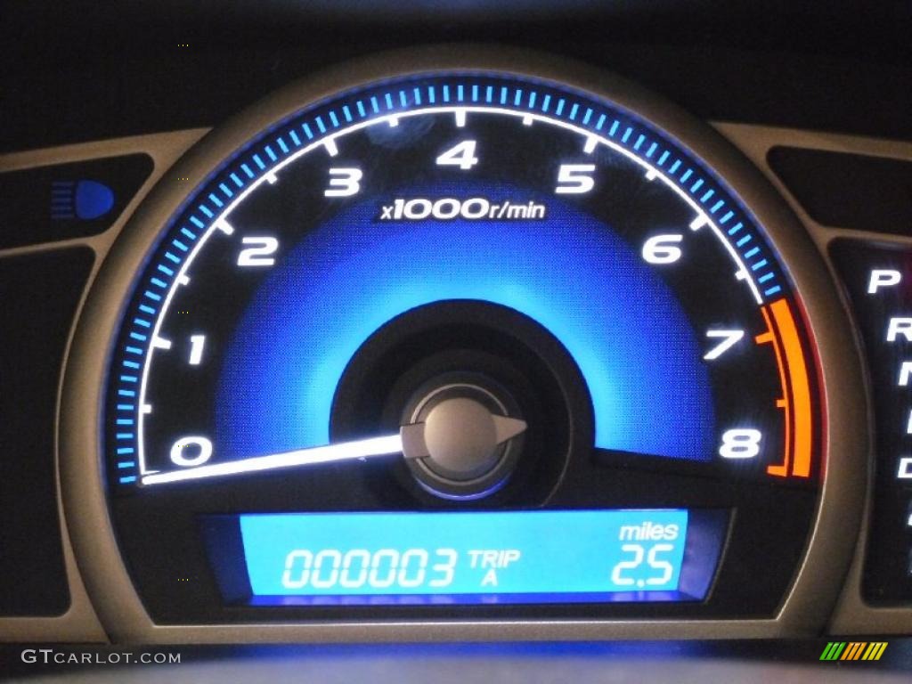 2010 Civic LX Sedan - Urban Titanium Metallic / Beige photo #24