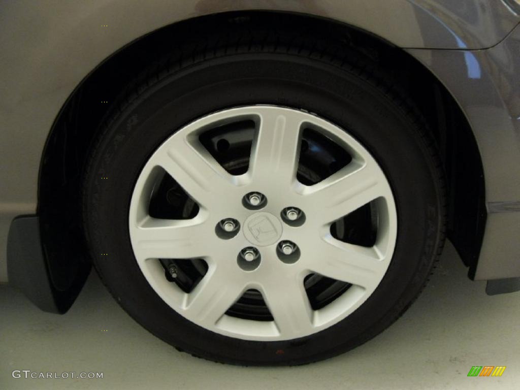 2010 Civic LX Sedan - Urban Titanium Metallic / Beige photo #28