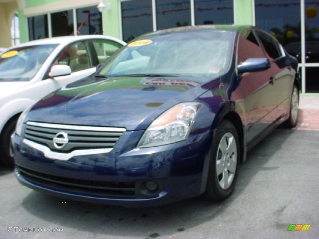 2008 Altima 2.5 S - Majestic Blue Metallic / Charcoal photo #3