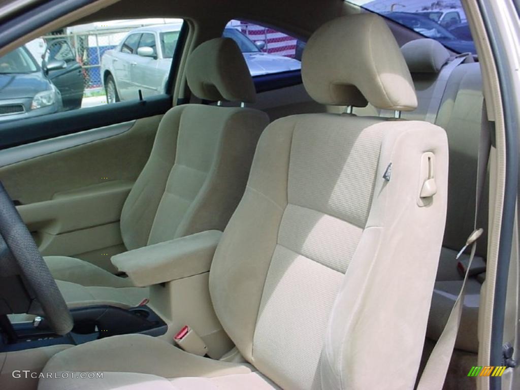 2003 Accord LX V6 Coupe - Desert Mist Metallic / Ivory photo #10