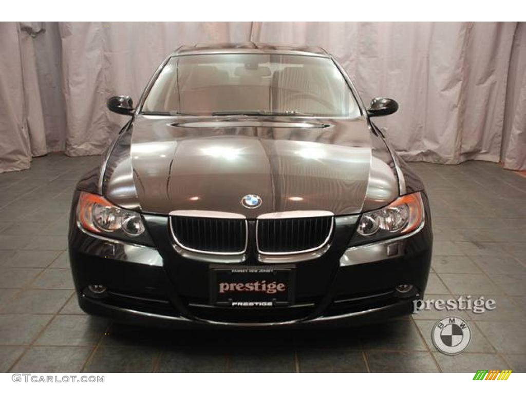 2008 3 Series 328i Sedan - Jet Black / Black photo #6