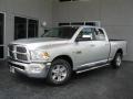 2010 Bright Silver Metallic Dodge Ram 2500 Laramie Crew Cab  photo #1