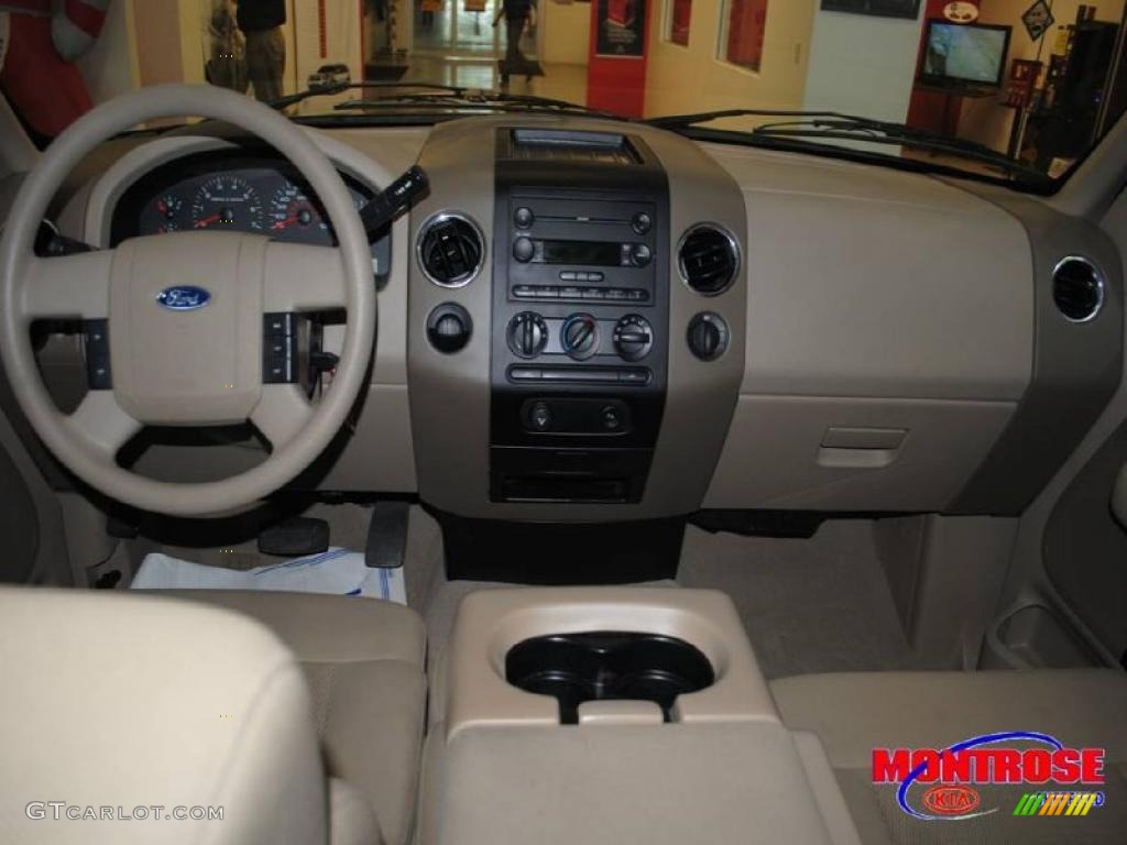 2005 F150 XLT SuperCrew - Dark Stone Metallic / Tan photo #13